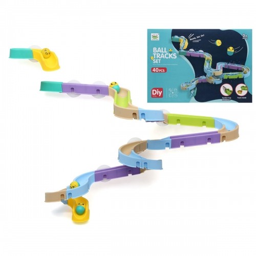 Bigbuy Kids Celtniecības Shēma Ball Tracks Set 40 Daudzums image 1