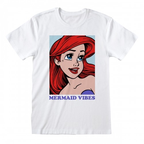 Short Sleeve T-Shirt The Little Mermaid Mermaid Vibes White Unisex image 1