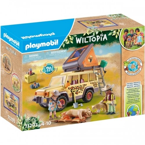 Playmobil 71293 Wiltopia Mit dem Geländewagen bei den Löwen, Konstruktionsspielzeug image 1