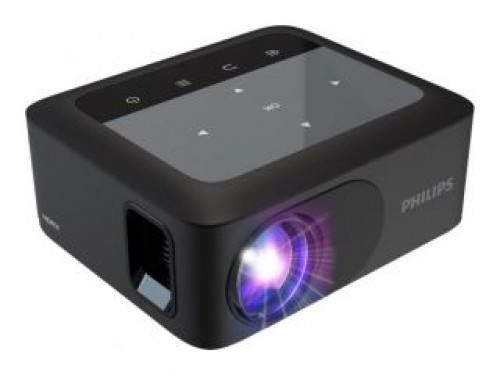 Philips  
         
       NeoPix 110 Home Projector, 1280x720, 100lm, 16:9, 3000:1, Black image 1