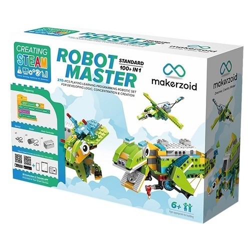 Sol-expert MAKERZOID Robot Master Standard Programmable Toys Building Kit 100in1 image 1
