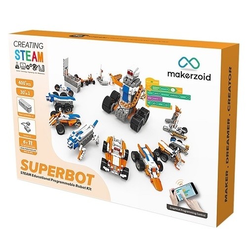 Sol-expert MAKERZOID Superbot Building Block Kit 26in1 image 1