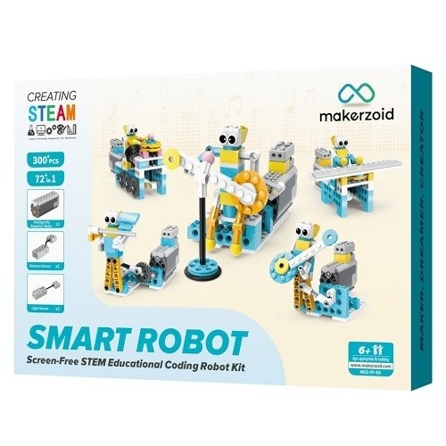 MAKERZOID Smart Robot  Building Block Kit 72in1 image 1