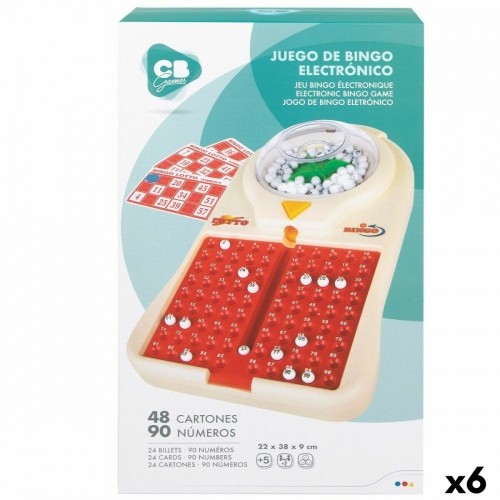 Automātiskais Bingo Colorbaby Kartons Plastmasa (6 gb.) image 1