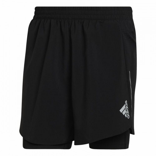 Спортивные мужские шорты Adidas Two-in-One Чёрный image 1