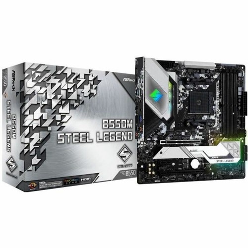 Материнская плата ASRock B550M STEEL LEGEND AMD AM4 AMD B550 AMD image 1