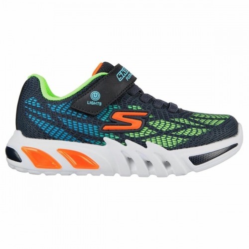 Sports Shoes for Kids Skechers Flex-Glow Elite - Vorlo Navy Blue image 1