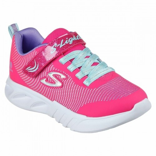 Детские спортивные кроссовки Skechers S Lights Flicker Flash Фуксия image 1