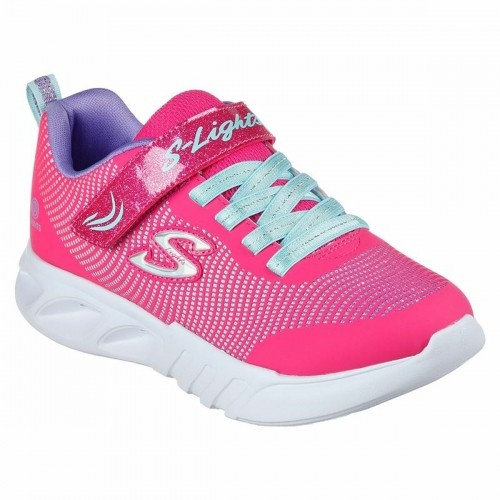 Sports Shoes for Kids Skechers S Lights Flicker Flash Fuchsia image 1