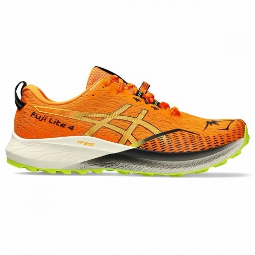Беговые кроссовки для взрослых Asics Fuji Lite 4 гора Мужской Оранжевый image 1