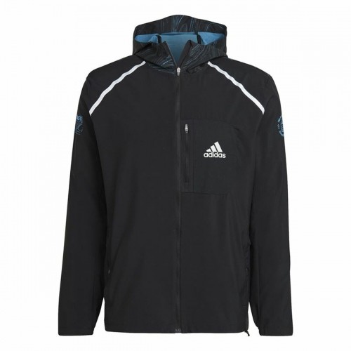 Мужская спортивная куртка Adidas Marathon For the Oceans Чёрный image 1