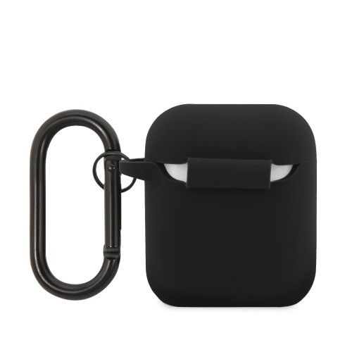 Lacoste Liquid Silicone Croc Logo Case for AirPods 1|2 Black image 1