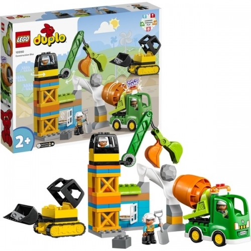Lego 10990 DUPLO Baustelle mit Baufahrzeugen, Konstruktionsspielzeug image 1