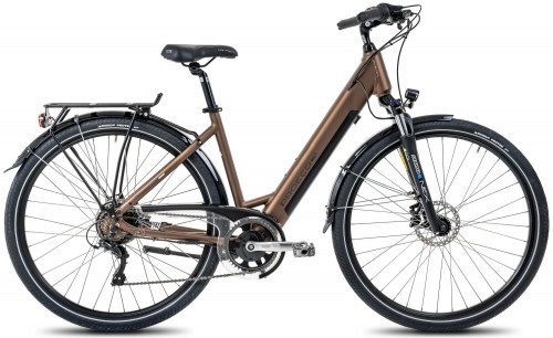 Romet Elektriskais velosipēds ProEco:ON Wave LTD 1.0 504Wh brown-black-19" / L image 1