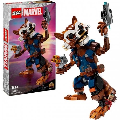 Lego 76282 Marvel Super Heroes Rocket & Baby Groot, Konstruktionsspielzeug image 1