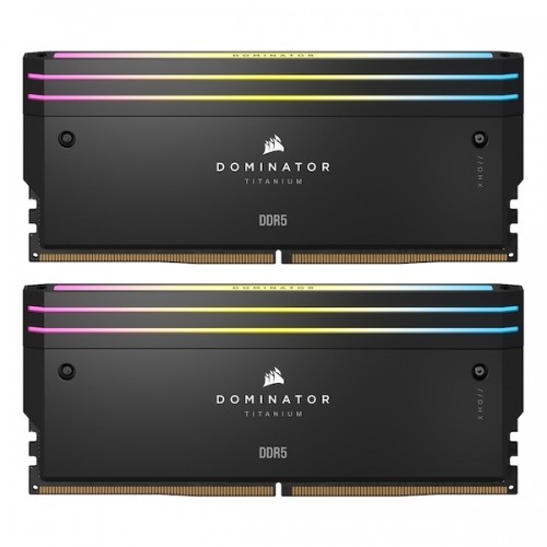 Corsair Dominator Titanium Schwarz 96GB (2x48GB) DDR5-6600 XMP Arbeitsspeicher, CL32, 1.4V image 1