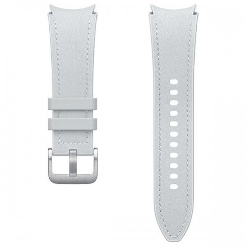 Pasek Hybrid Eco-Leather Band Samsung ET-SHR95SSEGEU do Watch6 20mm S|M srebrny|silver image 1
