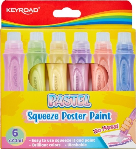 Guass Keyroad 6-värvi Pastel, pudelites image 1