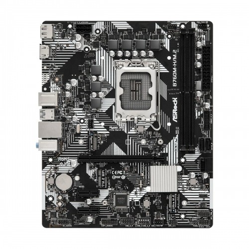 Mātesplate ASRock B760M-H/M.2 LGA 1700 Intel B760 image 1