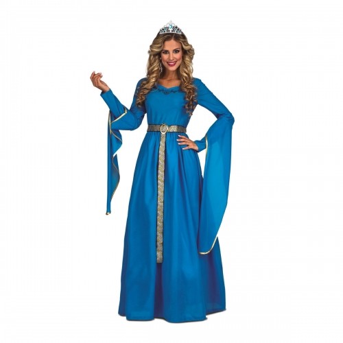Costume for Adults My Other Me Blue Medieval Princess Princess (2 Pieces) image 1