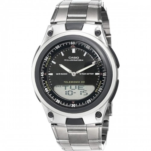 Мужские часы Casio Чёрный Серебристый (Ø 40 mm) image 1