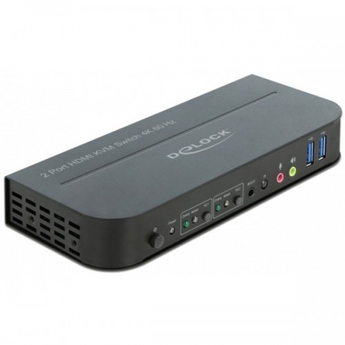 Delock HDMI KVM Switch 4K 60 Hz mit USB 3.0 und Audio, KVM-Switch image 1