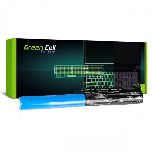 Piezīmju Grāmatiņa Baterija Green Cell AS94 Zils Melns Melns/Zils 2200 mAh image 1