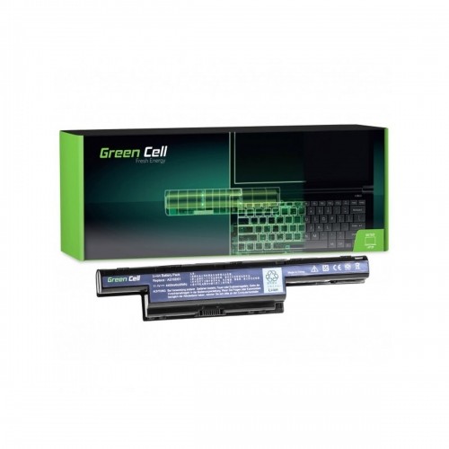 Laptop Battery Green Cell AC06 Black 4400 mAh image 1