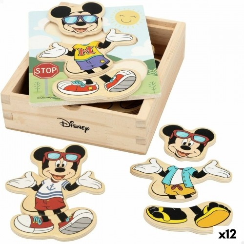 Child's Wooden Puzzle Disney + 2 Years (12 Units) image 1