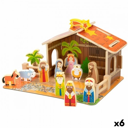 Christmas nativity set Woomax 20 Pieces 29,5 x 16,5 x 22 cm (6 Units) image 1