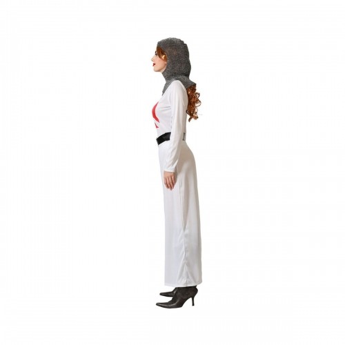 Costume for Adults White Knight of the Crusades Lady image 1