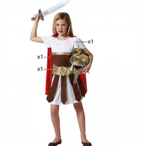 Costume for Children Male Gladiator Girl image 1