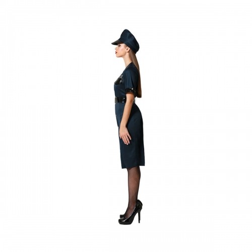 Costume for Adults Blue Police Officer Lady image 1