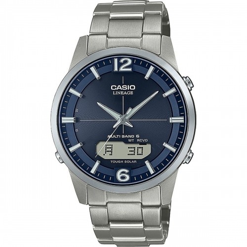 Men's Watch Casio LINEAGE Multi Band 6 Tough Solar Silver (Ø 40 mm) image 1