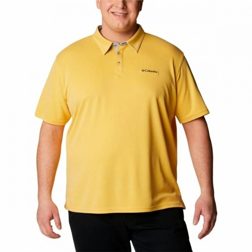 Men’s Short Sleeve Polo Shirt Columbia Nelson Point™ Yellow image 1