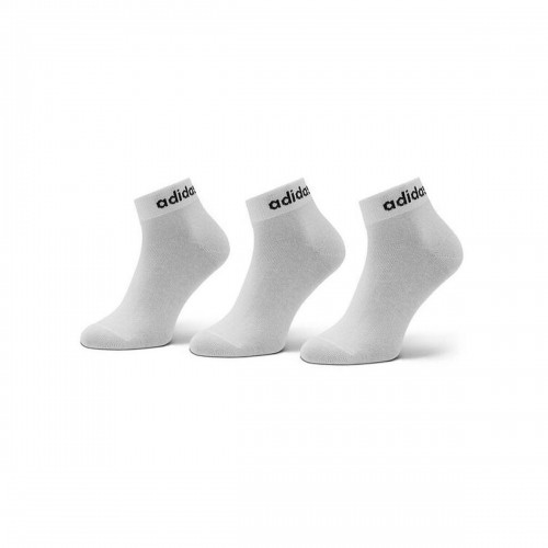 Sports Socks Adidas C LIN ANKLE 3P HT3451 White image 1