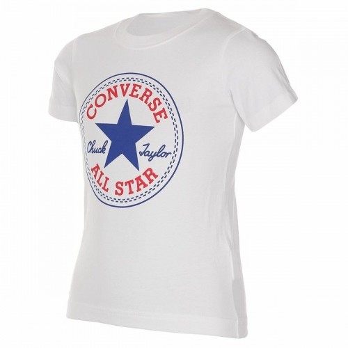 Child's Short Sleeve T-Shirt Converse  Core Chuck Taylor Patch  Blue image 1