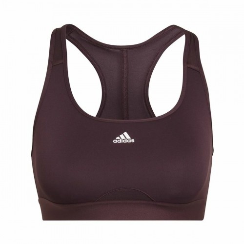 Sports Bra Adidas Powerreact Dark violet image 1