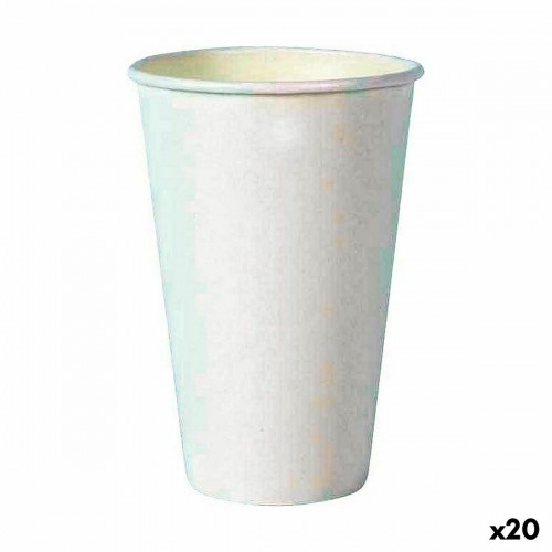 Набор стаканов Algon Одноразовые Картон 330 ml Белый 10 Предметы (20 штук) image 1