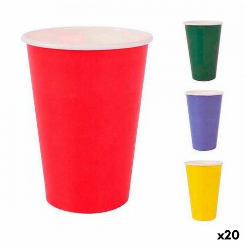 Набор стаканов Algon Одноразовые Картон Разноцветный 20 Предметы 200 ml (20 штук) image 1