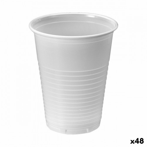 Набор многоразовых чашек Algon Белый 25 Предметы 220 ml (48 штук) image 1