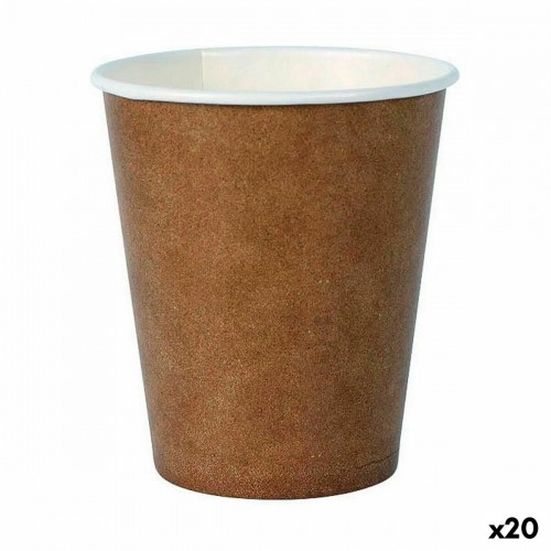 Набор стаканов Algon Одноразовые Картон крафтовая бумага 30 Предметы 250 ml (20 штук) image 1