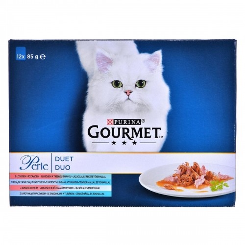 Kaķu barība Purina Gourmet Laša krāsas Tunzivis Zivs image 1