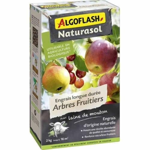 Augu fertilizētājs Algoflash Naturasol ABIOFRUI2 Ar augļiem 2 Kg image 1