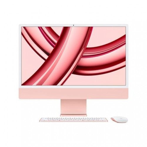 Apple iMac 24” 4.5K Retina, Apple  M3 8C CPU, 10C GPU/8GB/256GB SSD/Pink/INT Apple image 1