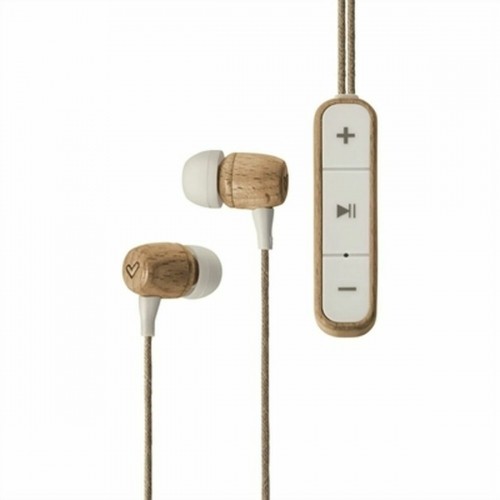 Headphones with Microphone Energy Sistem 452392 Brown Wood image 1
