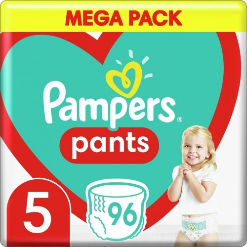 Disposable nappies Pampers 5 (96 Units) image 1