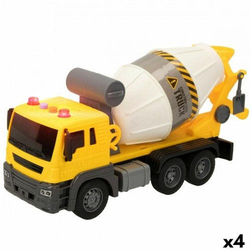 Concrete Mixer Lorry Speed & Go Light Sound 26 x 14 x 10 cm (4 Units) image 1