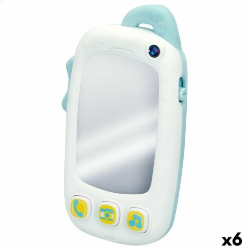 Игрушечный телефон Winfun Белый 9 x 15,5 x 3,8 cm (6 штук) image 1