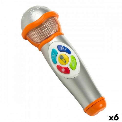 Toy microphone Winfun 6 x 19,5 x 6 cm (6 Units) image 1